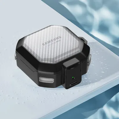 Sicherheits schloss transparente Abdeckung für Samsung Galaxy Buds 2 Pro Fe Live Case Schutz stoßfest mit Schlüssel bund Buzz2 Pro Funda Image