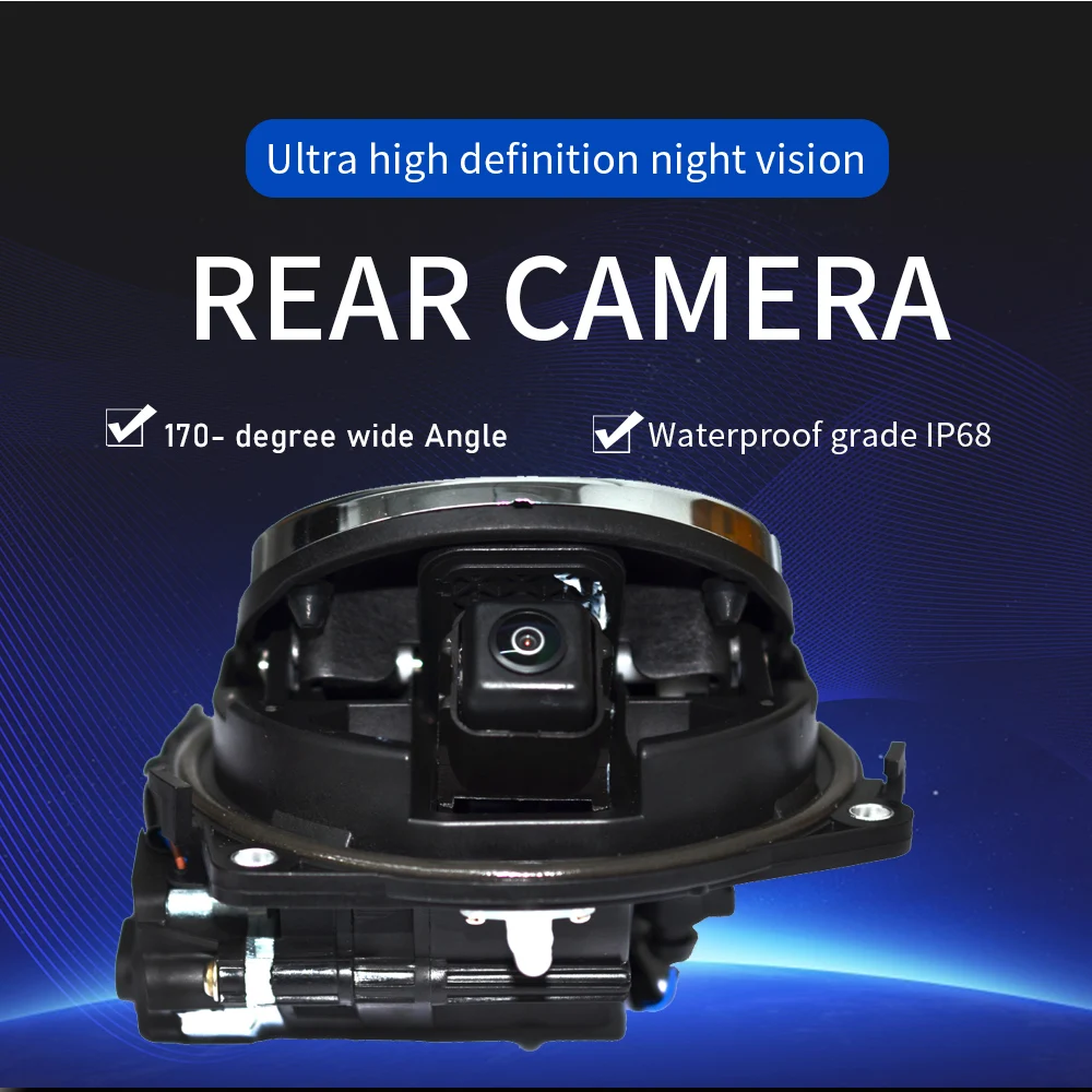 Auto 170 Grad CVBS Abzeichen Flip Emblem Rückfahrkamera für Golf Polo CC Beetle Magotan B6 B7L B8 EOS T-roc Passat R mit AHD Image