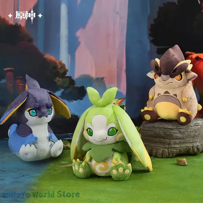 MiHoYo Natlan Kissen, offizielles Genshin Impact 2024, Karneval, Sammeln, Natlan Young Dragon Kissen, originelle Cosplay-Ornament-Geschenke Image