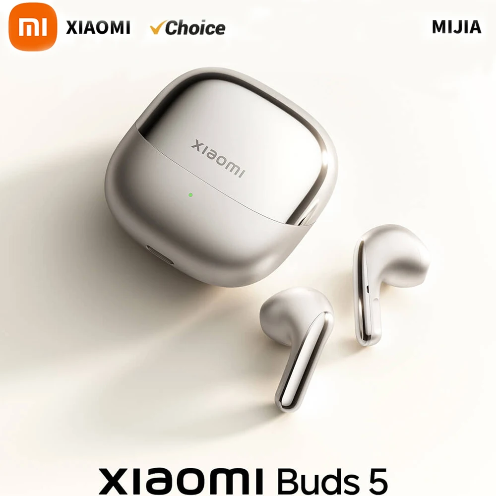 Original Xiaomi Buds 5-Kopfhörer TWS AI Active Noise Cancelling HiFi Wireless Bluetooth Tonaufnahme Kopfhörer Verlustfreies Audio Image