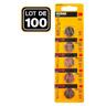 100 Piles Bouton CR2025 3V 150mAh Lithium Kodak