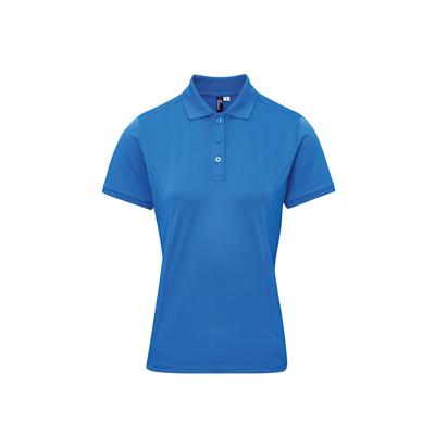 Premier Damen Polo-Shirt Coolchecker mit CoolPlus (Saphir) Image