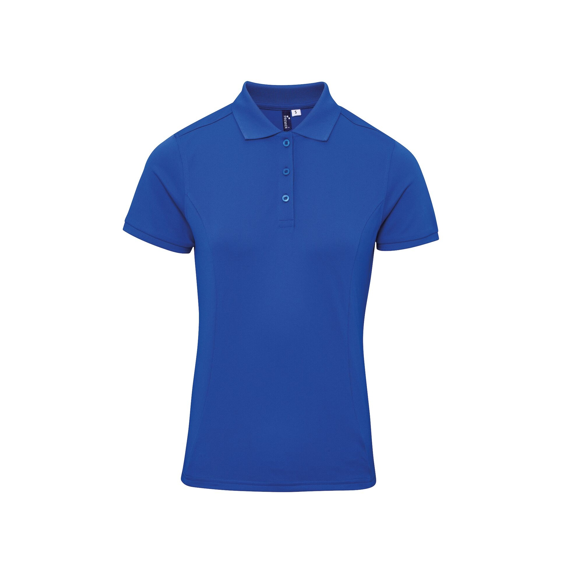Premier Damen Polo-Shirt Coolchecker mit CoolPlus (Königsblau) Image