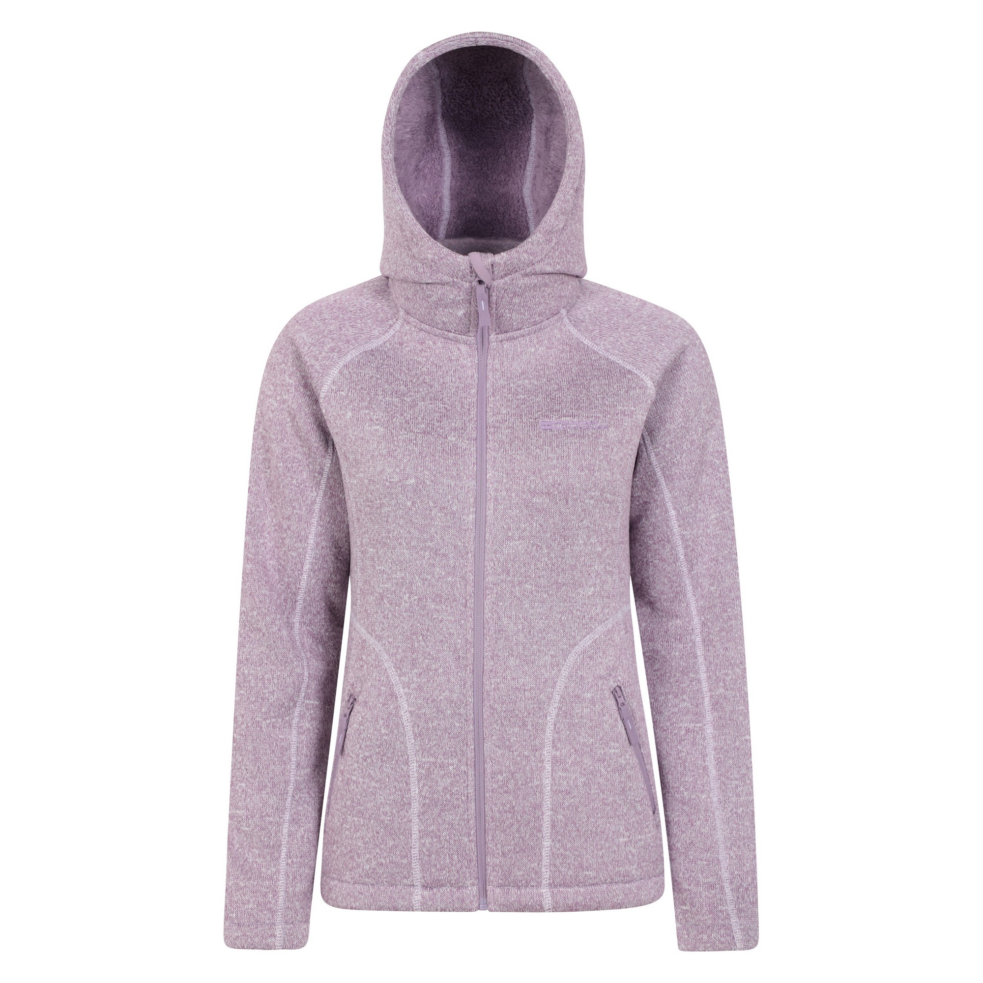 Mountain Warehouse - "Nevis" Hoodie mit durchgehendem Reißverschluss für Damen (Violett) Image