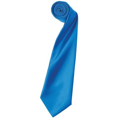 Premier - "Colours" Krawatte für Herren/Damen Unisex (Saphir-Blau) Image