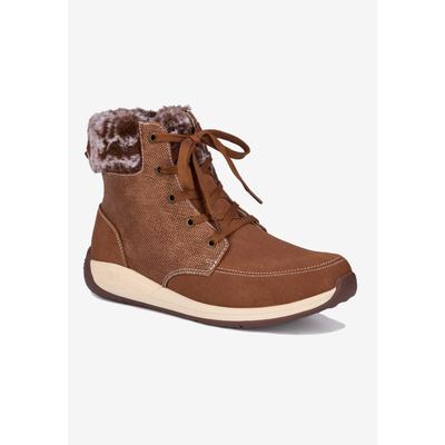 Extra Wide Width Women's Tracker Boot by Drew in Brown Combo (Size 10 WW)