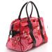 Gucci Bags | Gucci Duffel In Red Floral Printed Canvas 17.5" W X 12.0" H X 8.75" D | Color: Pink/Red | Size: Os