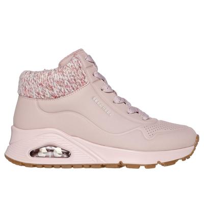 Skechers Girl's UNO Gen1 - Darling Daze Boots | Size 13.0 | Blush Pink | Synthetic/Textile