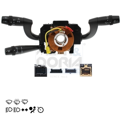 MEAT & DORIA Lenkstockschalter für ALFA ROMEO PEUGEOT CITROËN/PEUGEOT FIAT CITROËN LANCIA 735604064 735690395 735679026 231698 Image