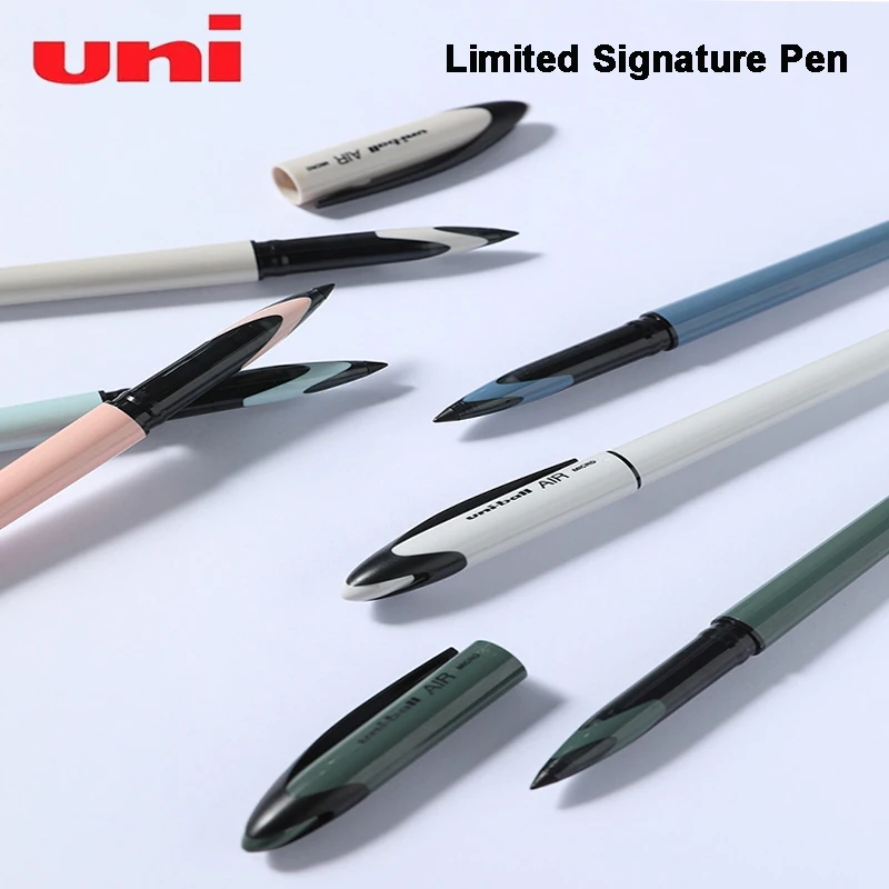 Uniball Kalligraphie-Pinsel, fortschrittlicher Gelstift mit freier Tinteskontrolle, UBA 188 Air Sign-Stifte zum schnellen Schreiben, Handschrift, Üben des Entwurfs Image
