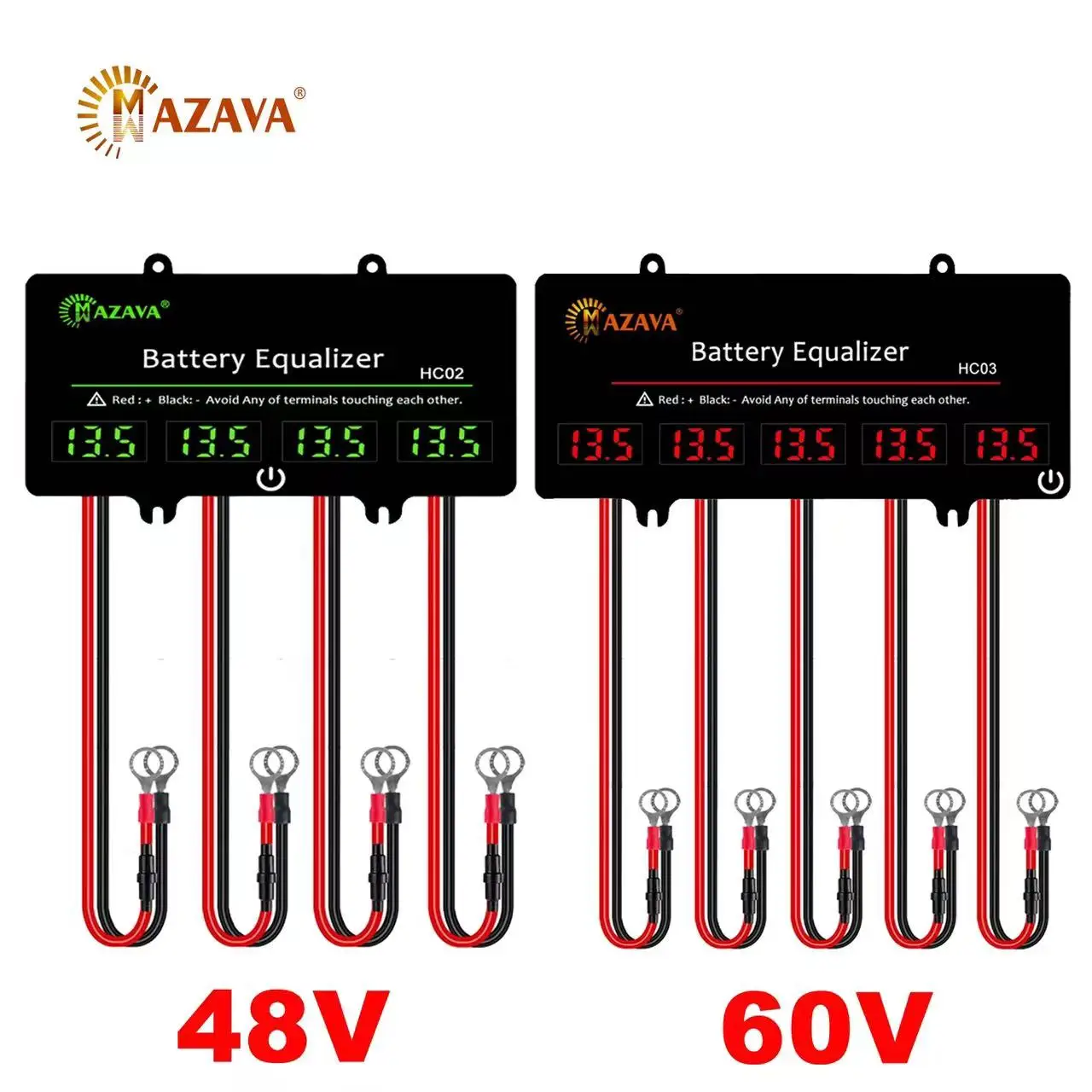 MAZAVA HC03 HC02 Batterie-Equalizer für 12/24/36/48/60 V Batterien Spannungsausgleich 5S aktiver Blei-Säure-Touch-Schalter Image