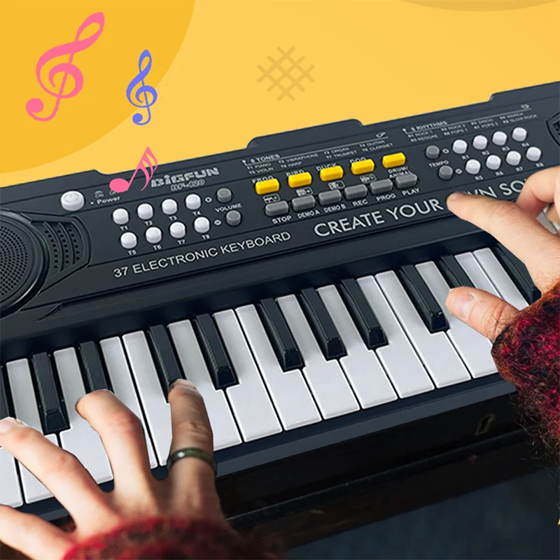 Clavier de piano électrique 37 touches, jouets d