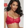 Balconnet-BH LASCANA ""Kira"" Gr. 85, Cup D, rot Damen BHs