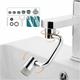 Lablanc - Robinet d'Extension Multifonctionnel,Aérateur de Robinet 1080°,Robinet avec 2 Modes de