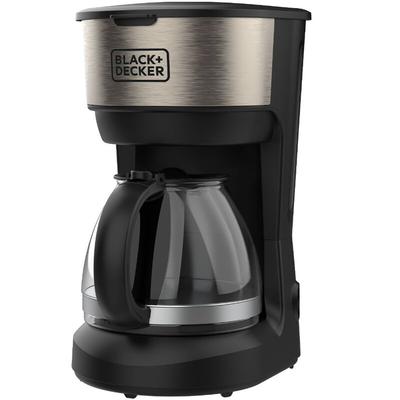 Filterkaffeemaschine für 6 tassen, 600 w, schwarz - Black+decker - BXCO600E