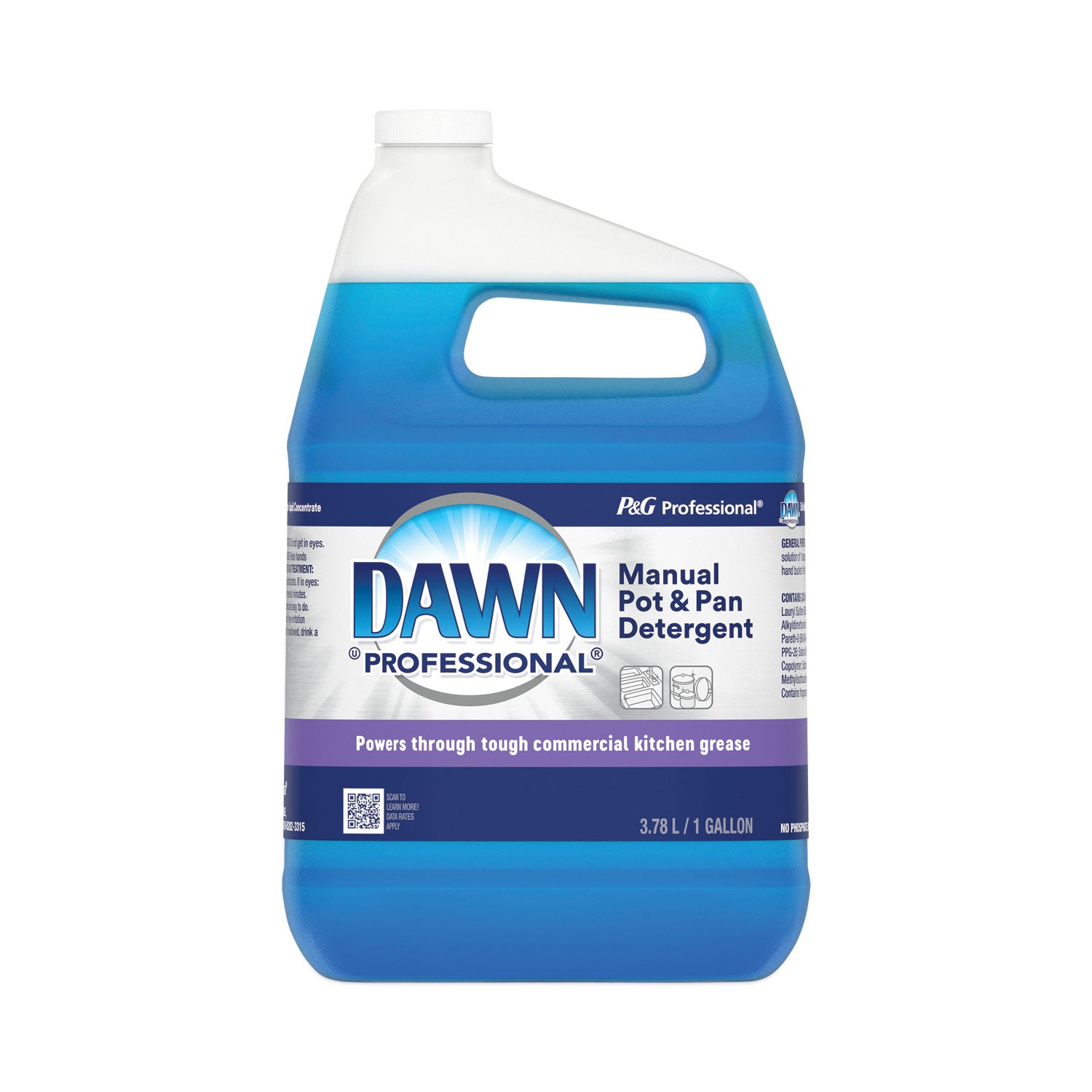 Dawn® Professional 57445EA Pot & Pan Dish Detergent, Original Scent, Concentrate, 1 Gallon Bottle PAG57445EA