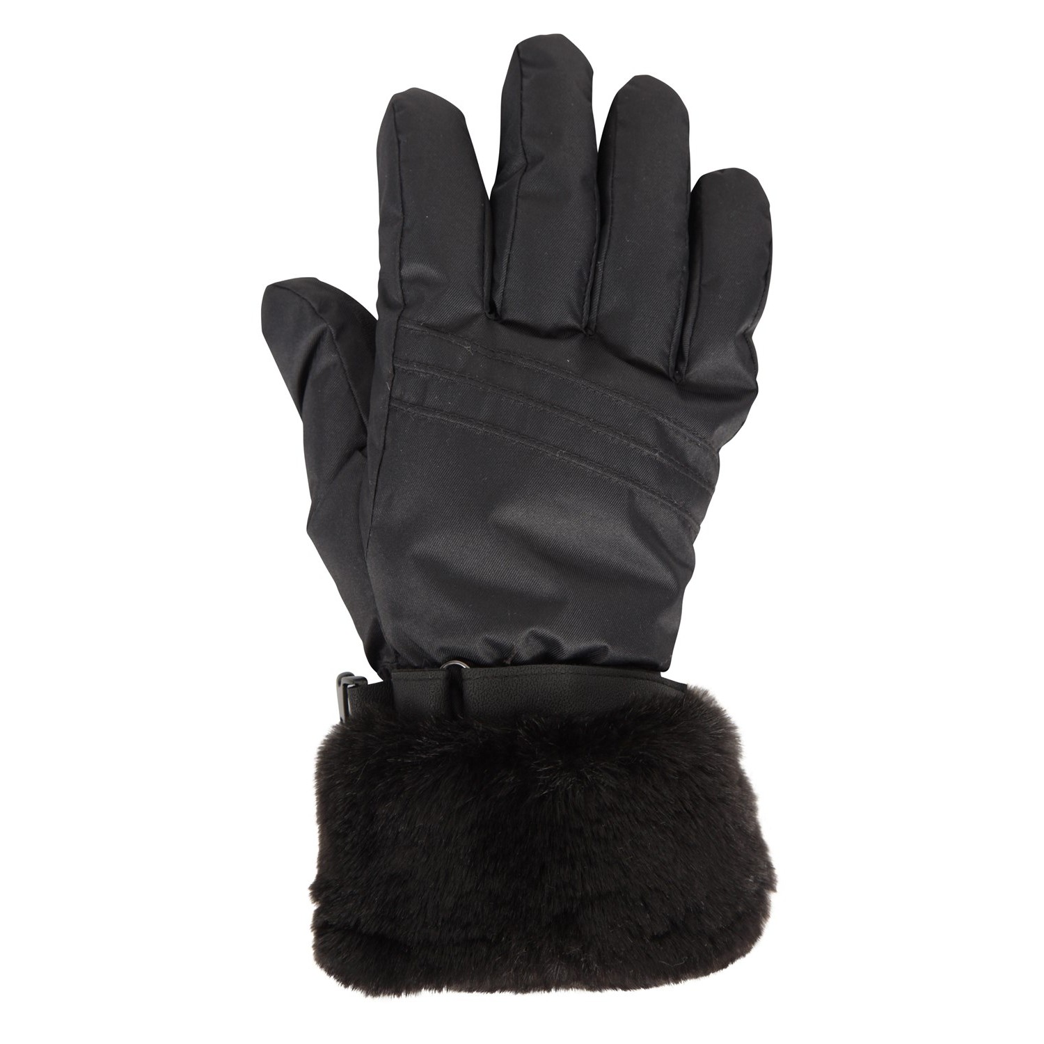 Mountain Warehouse Damen/Damen Parallax Wasserdichte Skihandschuhe (Schwarz) Image