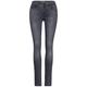 Street One Jeans "York" Damen steel grey net wash, Gr. 32-32, Baumwolle, Slim Fit, Jeanshose, Mid Waist mit Leg, Knopf und Reißverschluss, 5 Pocket, Baumwollmix Stretchanteil