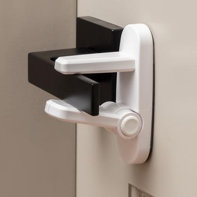 Door Lever Handle Lock (White)