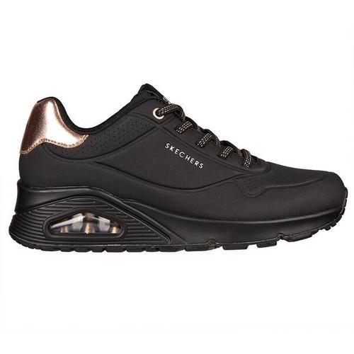 SKECHERS Damen Freizeitschuhe UNO-SHIMMER AWAY, Größe 40 ½ in Schwarz