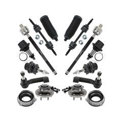 2017-2020 Ford F150 Front Wheel Hub Ball Joint Tie Rod Sway Bar Link Kit - TRQ PSA35266