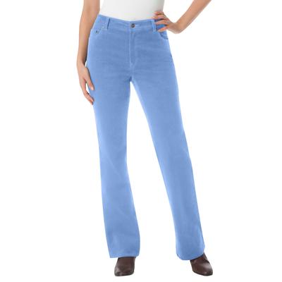 Plus Size Women's Stretch Corduroy Bootcut Jean by Woman Within in French Blue (Size 30 W)