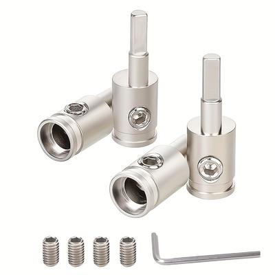 TEMU Car Stereo Audio Amp Input Reducer, 0 Gauge To 8 Gauge Awg Pin Power Ground Wire Adapter, 4pcs Set Image