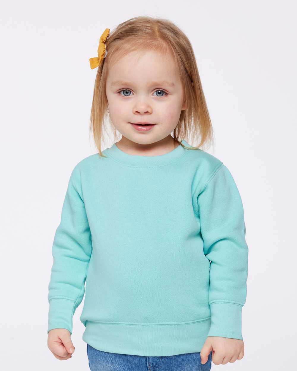 Rabbit Skins 3317 Toddler Crew Fleece Sweatshirt in Chill size 2 LA3317 - Rabbit Skins