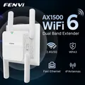 FENVI 5Ghz AX1500 WiFi 6 Ripetitore Extender Ripetitore di segnale Dual Band 2.4G/5GHz Amplificatore di segnale Wi-Fi Rete a lungo raggio Facile installazione