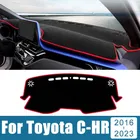 Copertura del cruscotto dell'auto evitare la luce Pad parasole anti-uv tappeti Mat per Toyota C-HR CHR C HR 2016-2018 2019 2020 2021 2022 2023