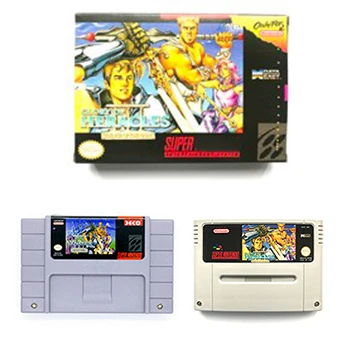 The Glory of Heracles III Silence of the Gods game cartridge For snes ntsc pal video game