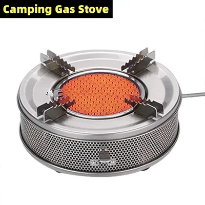 Portable Camping Gas Stove Folding Cassette Stove Lightweight Windproof High Power Picnic Gas Stove New Camping Equipment