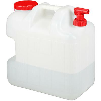 Relaxdays - Wasserkanister mit Hahn, Schraubdeckel, Trinkwasserkanister Camping, 25l Tank, Image