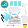 106X Kit Patisserie gateau Plateau Tournant Gâteau Kit Pâtisserie Kit de Décoration de Gâteau avec