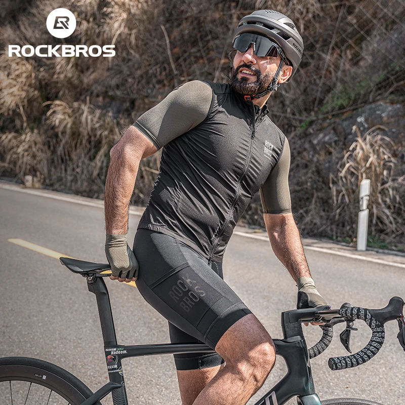 ROCKBROS Short de cyclisme respirant Séchage rapide Antishock Pad Pantalon Sports de plein air Cycliste Homme Vêtements VTT Racing Short de vélo
