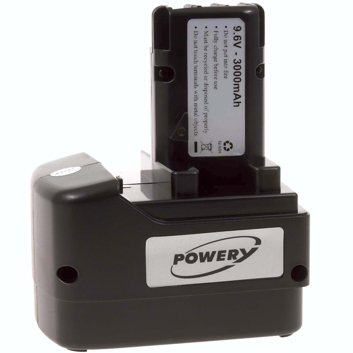 Powery Akku für metabo Akkuschrauber BST 9,6 Impuls 3000mAh NiMH Image
