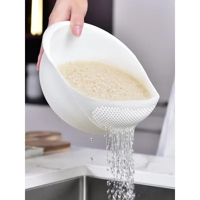1pc-Silikonsieb Reiss chale Abfluss korb Obstschale Wasch ablauf korb mit Griff Wasch korb Home Kitchen Organizer