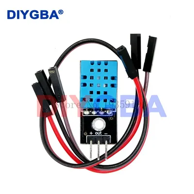 10 teile/los neue temperatur und relative feuchtigkeit sensor dht11 modul mit kabel für arduino diy Image