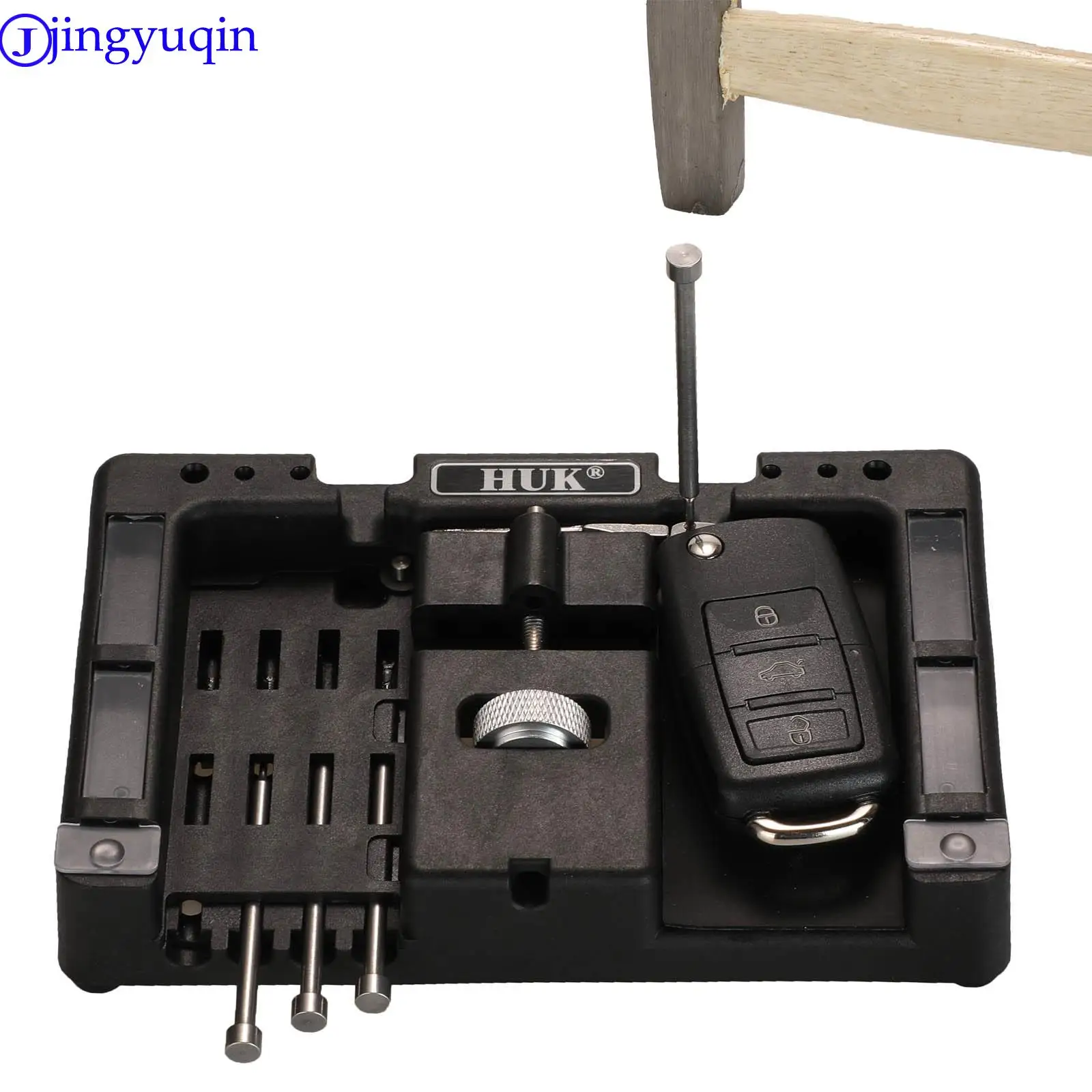 Original Huk Autos chl üssel Befestigungs werkzeug Schraubstock von Flip Key Pin Remover Split Demontage Pin Werkzeug für Schlosser Werkzeug mit vier Stiften Image