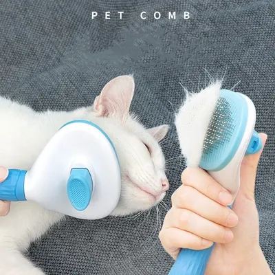 Pet Dog Hair Brush Cat Comb Pet Hair Remover Brush for Dogs Cats Puppy Kitten Grooming Tools Dogs Accessories Pet Cleaning Brush