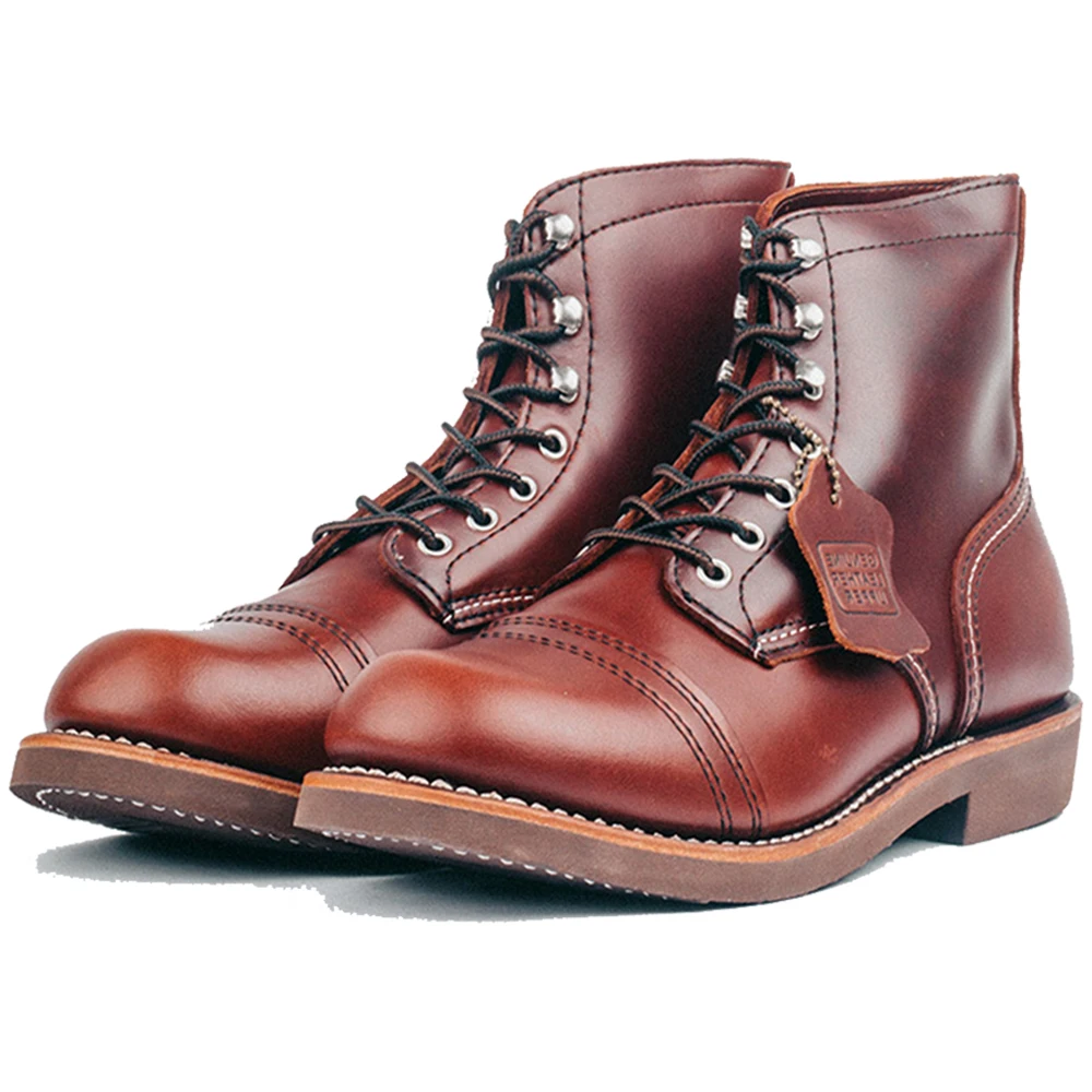 Motorrad Stiefel Wasserdicht Moto Stiefel Männer Mikrofaser Leder Motocross Off-Road Racing Motorrad Reiten Schuhe Schwarz Image