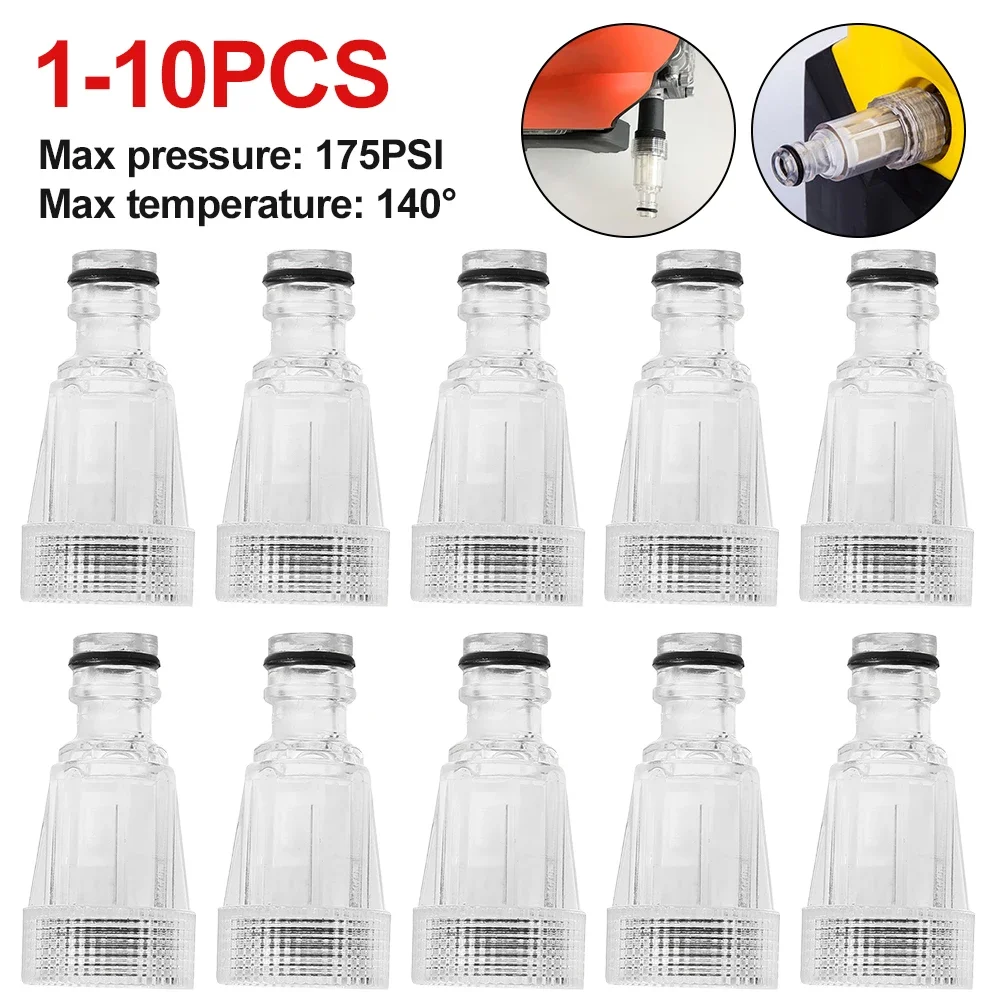 1-10 Stück Hochdruck-Auto waschmaschine Wasserfilter Anschluss Waschmaschinen Wasser pistole Filter armaturen Auto wasch zubehör Image