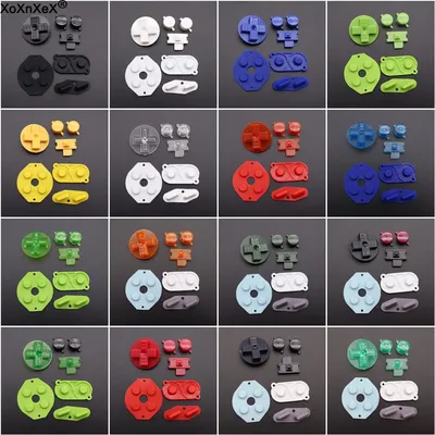 Gummi leitfähige D-Pad-Tasten für GameBoy Classic für GB DMG A B-Tasten DiIY-Tastensatz Ersatz Image