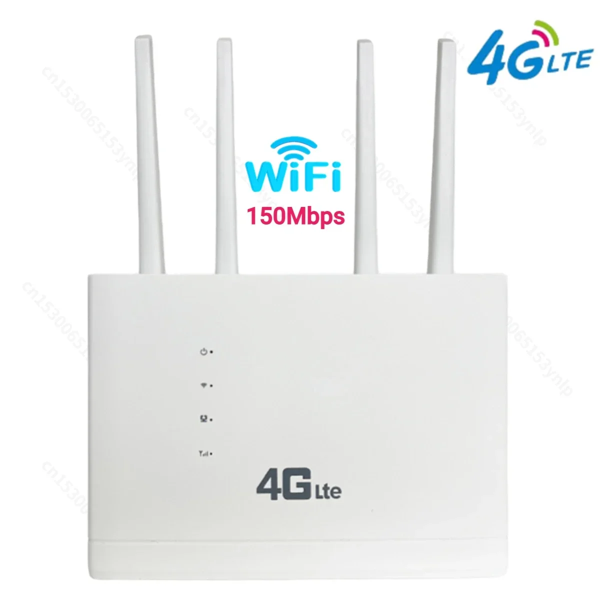 US/EU-Stecker WLAN-Router 150 MBit/s Netzwerk modem Externe Antenne SIM-Karte 4g WLAN-Router 4 Netzwerk anschlüsse für das Home Office Image