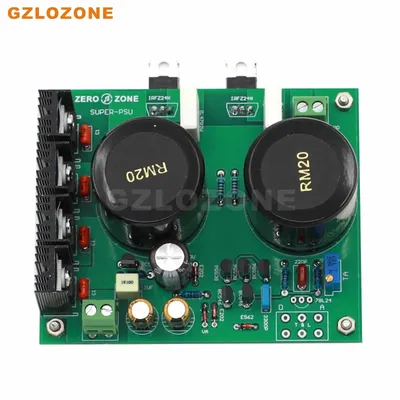 SUPER-PSU Extrem rauscharmes lineares Netzteil DIY-Kit/Fertigplatine Basis auf Quiz22-Schaltung DC Image