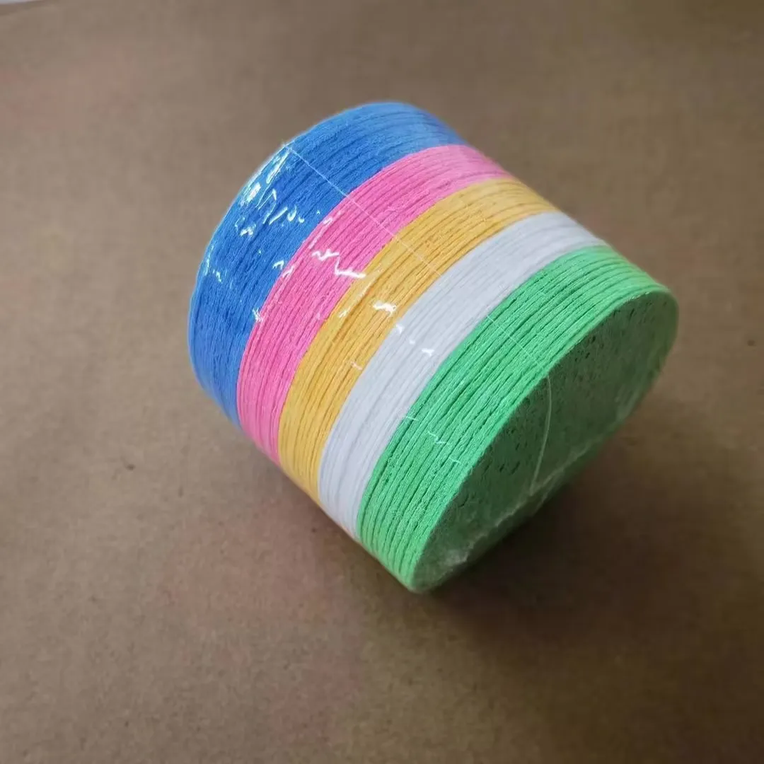 Mehrere Packungen mehrfarbige herzförmige runde komprimierte Reinigung Puff Pflanzen faser Reinigung und Peeling geeignet für Image