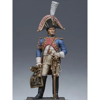 Harz Soldat 1/32 54mm alte Kavallerie Wache Grenadier Horn Modell unassambled unbemalte Figur Bausatz Image