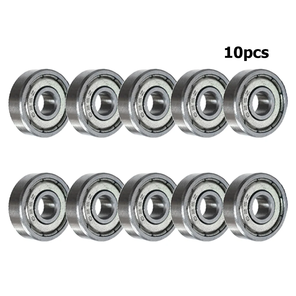 10 stücke Miniatur lager 5x16x5mm 625zz leise kleine Lager tiefe Nut Mini Kugellager Kohlenstoffs tahl für Skateboard Roller Image