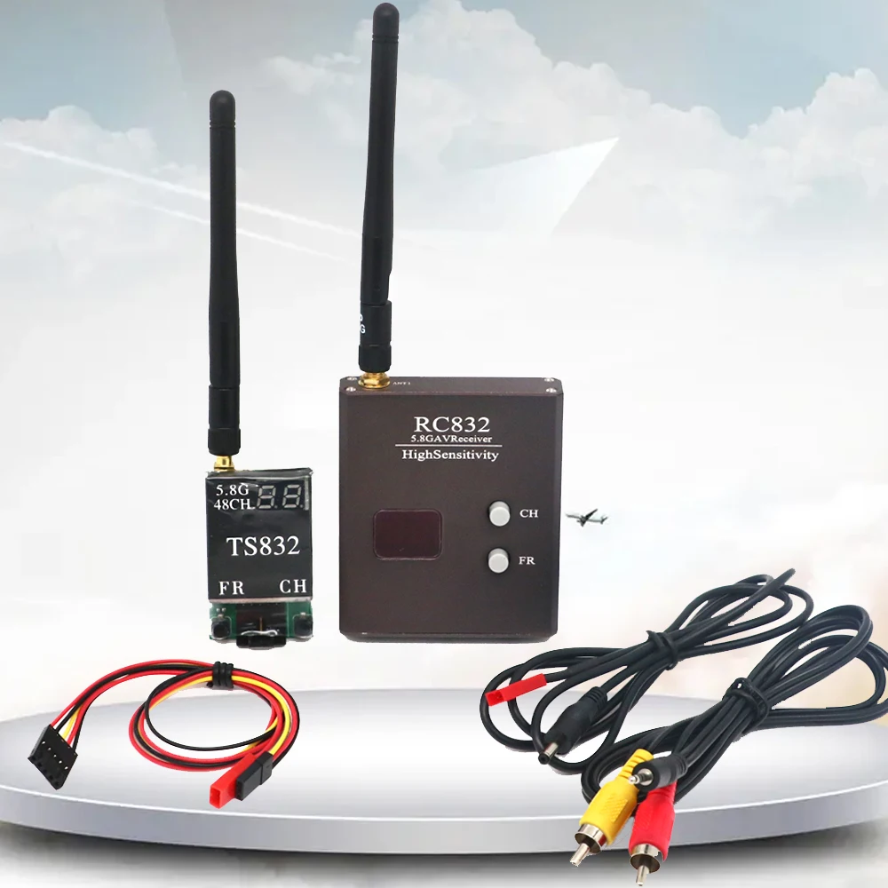 TS832 & RC832/RC832H V3.0 Sender-Receiver Drahtloses Audio-Video-Übertragungssystem 48Ch 5,8G 600mW Image