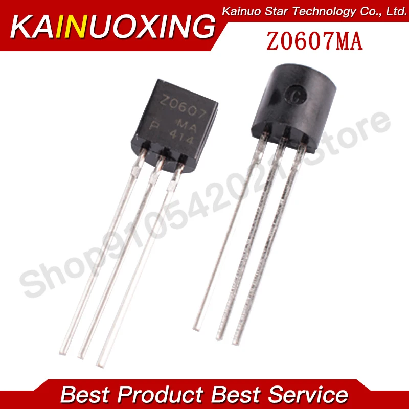 50 stücke z0607ma z0607 bis-92 Triacs 0,8 Ampere Volt neues Original Image